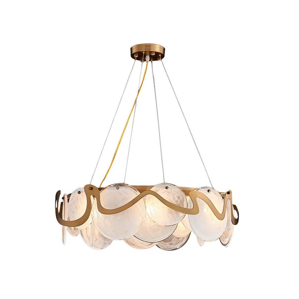Modern Simple Glass Chandelier - Nuvé