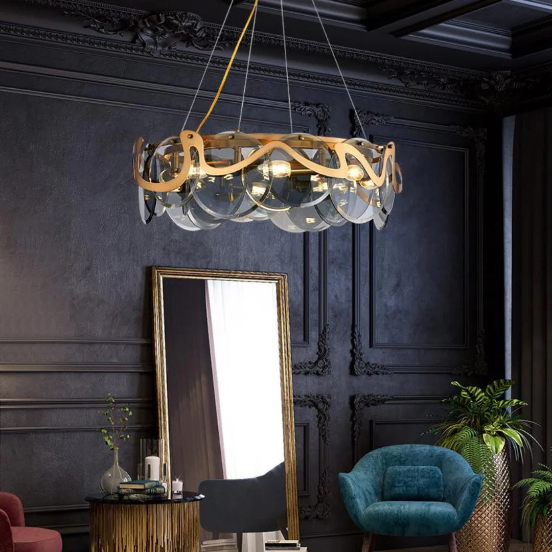 Modern Simple Glass Chandelier - Nuvé