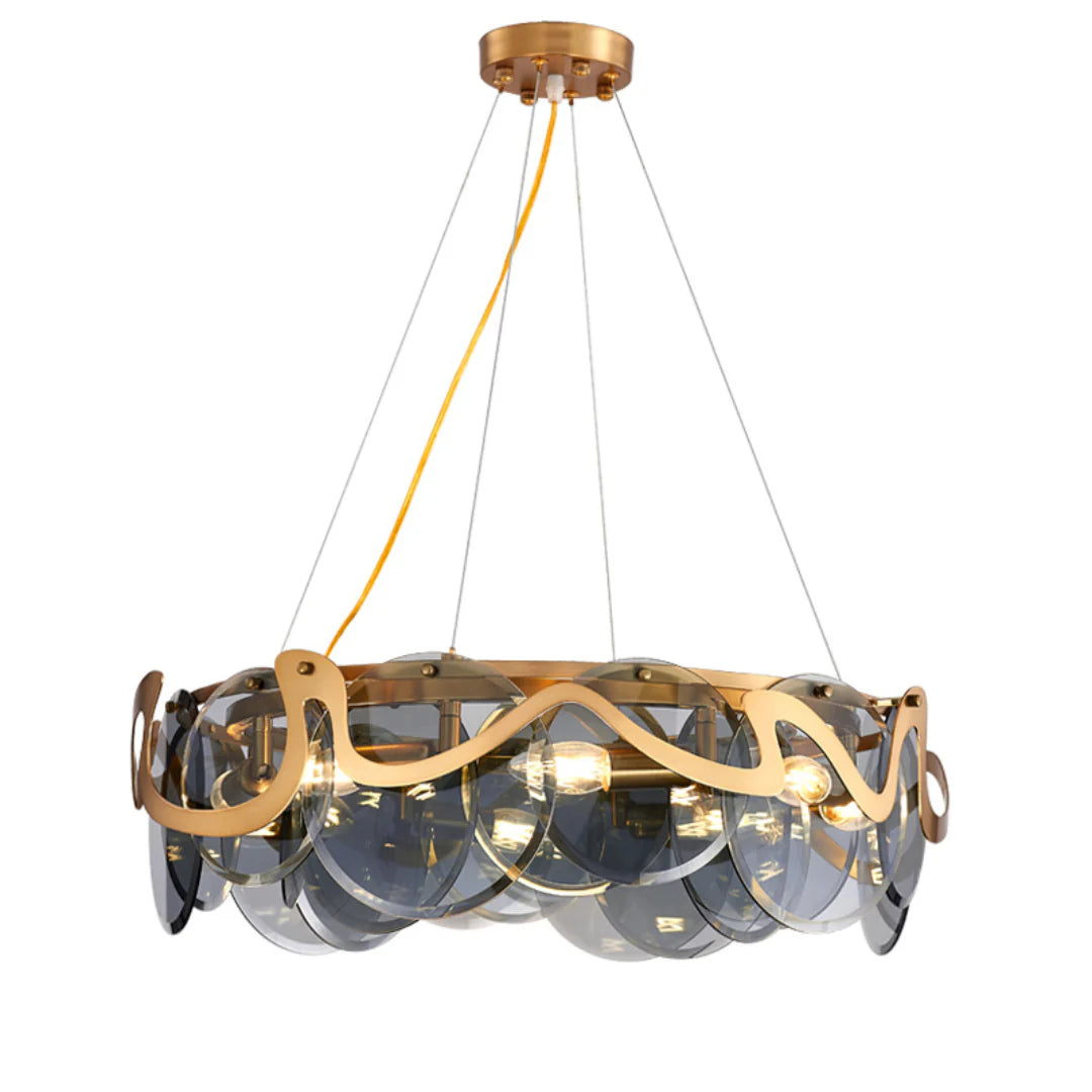 Modern Simple Glass Chandelier - Nuvé
