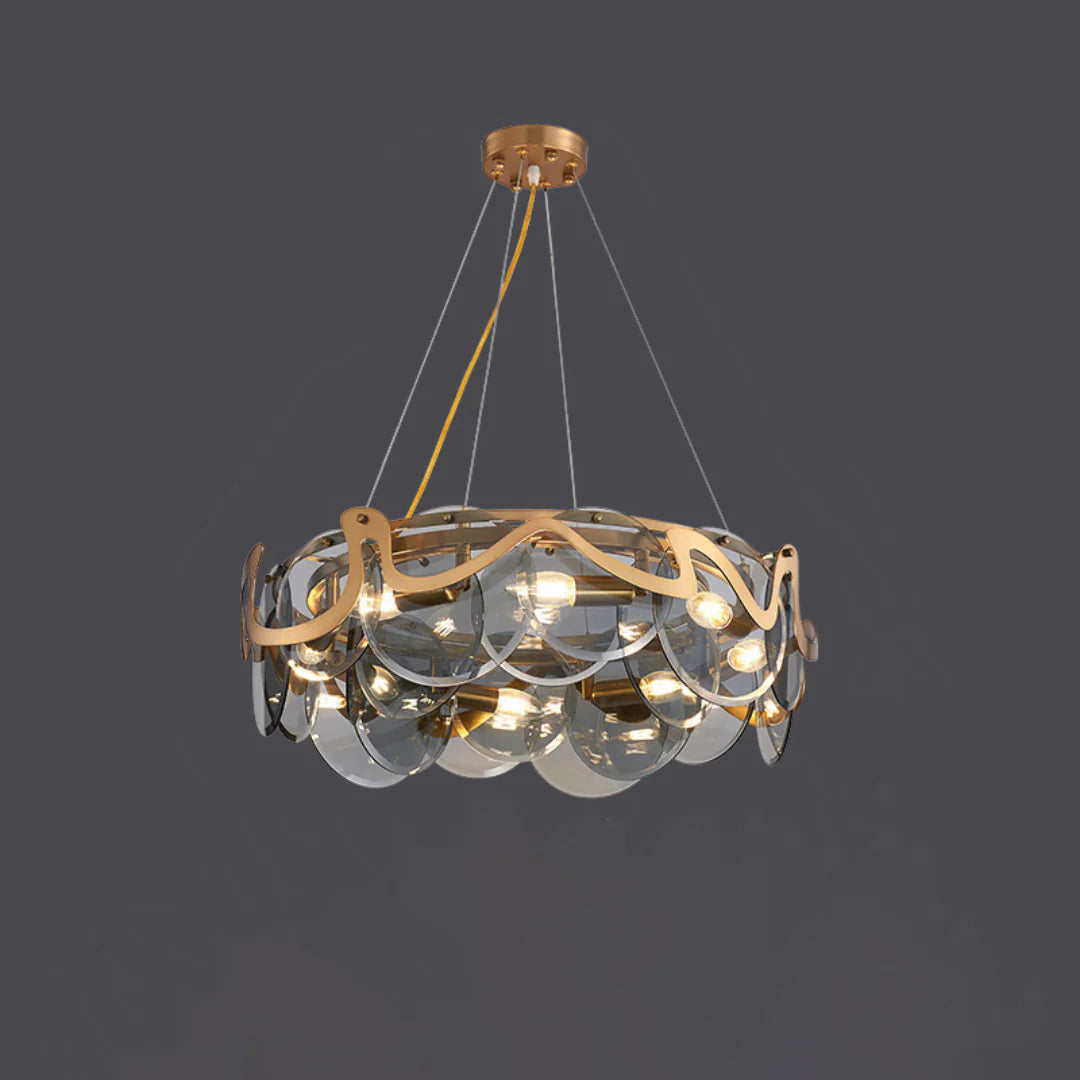 Modern Simple Glass Chandelier - Nuvé
