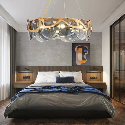 Modern Simple Glass Chandelier - Nuvé