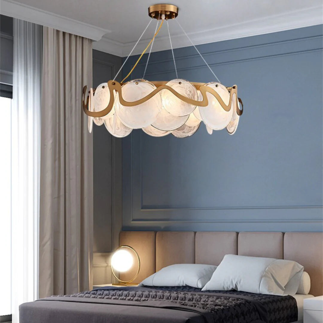 Modern Simple Glass Chandelier - Nuvé