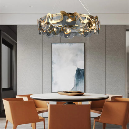 Modern Simple Glass Chandelier - Nuvé