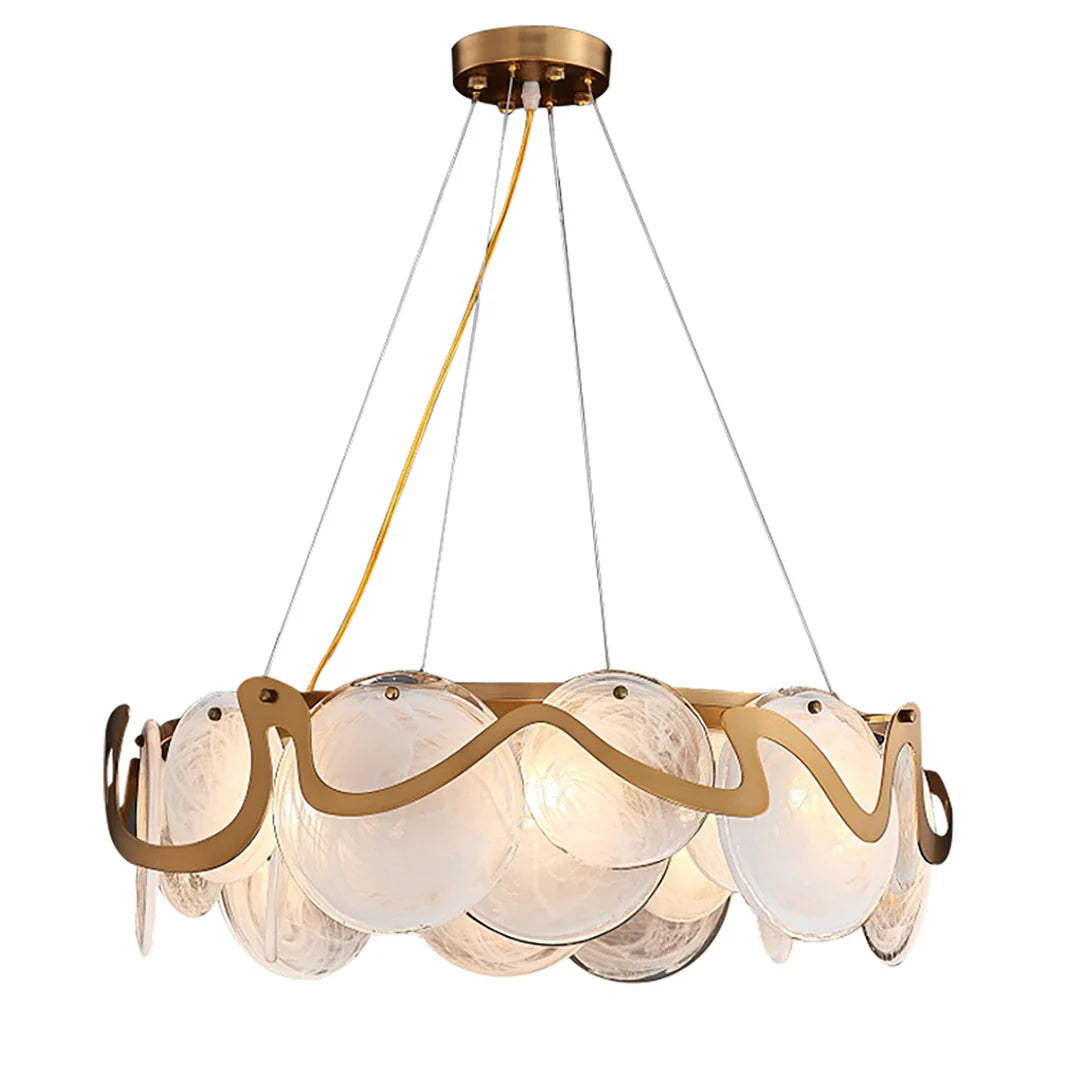 Modern Simple Glass Chandelier - Nuvé