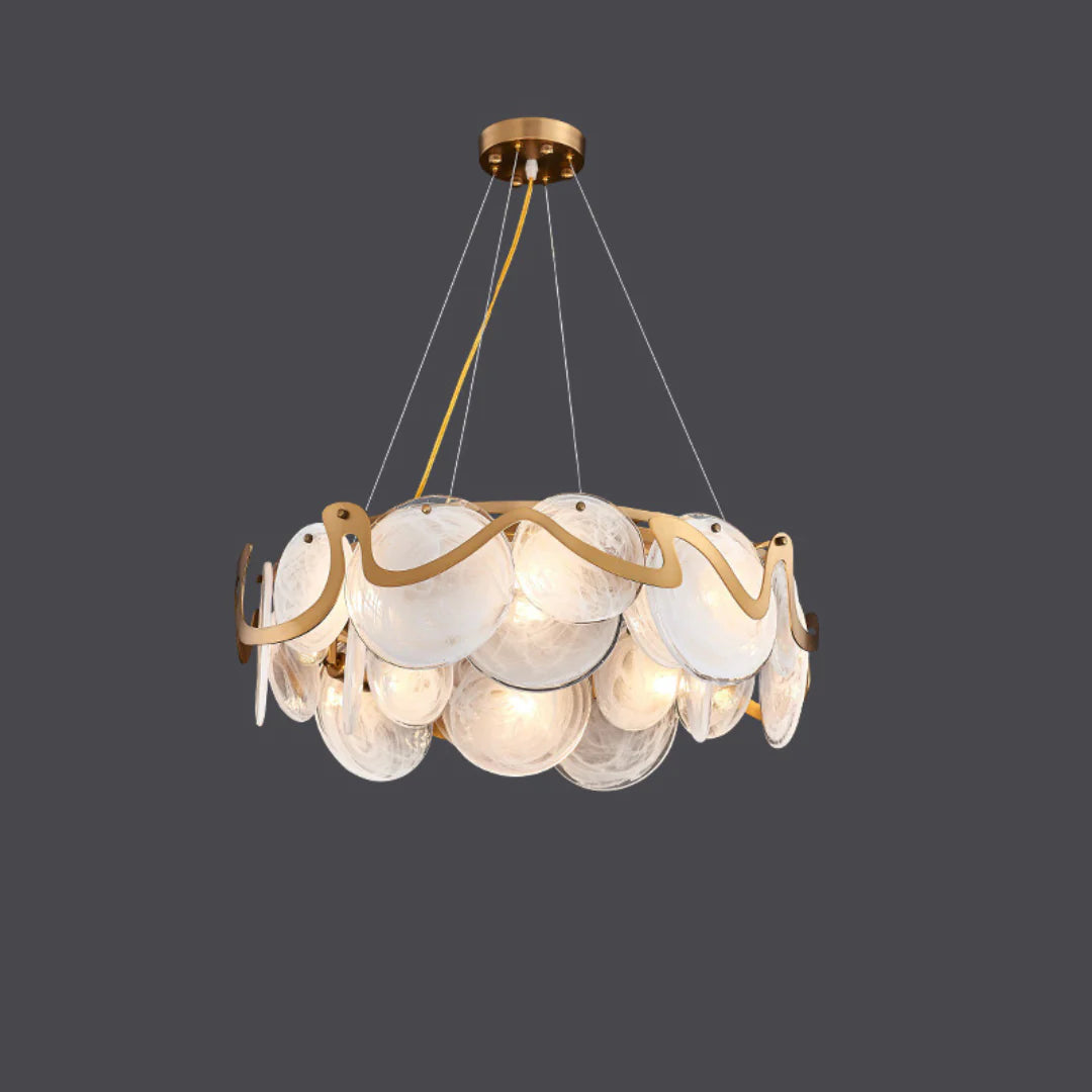 Modern Simple Glass Chandelier - Nuvé