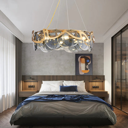 Modern Simple Glass Chandelier - Nuvé