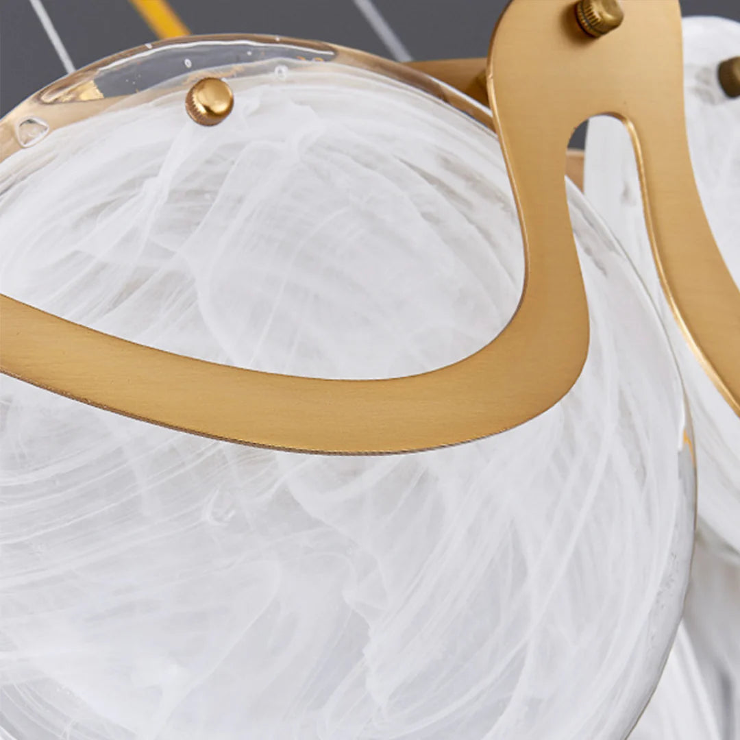Modern Simple Glass Chandelier - Nuvé