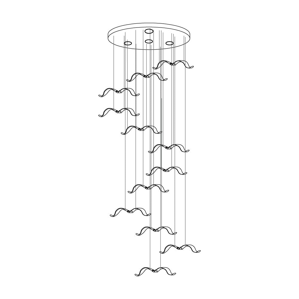 Large Seagull Chandelier - Nuvé