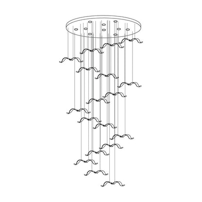 Large Seagull Chandelier - Nuvé
