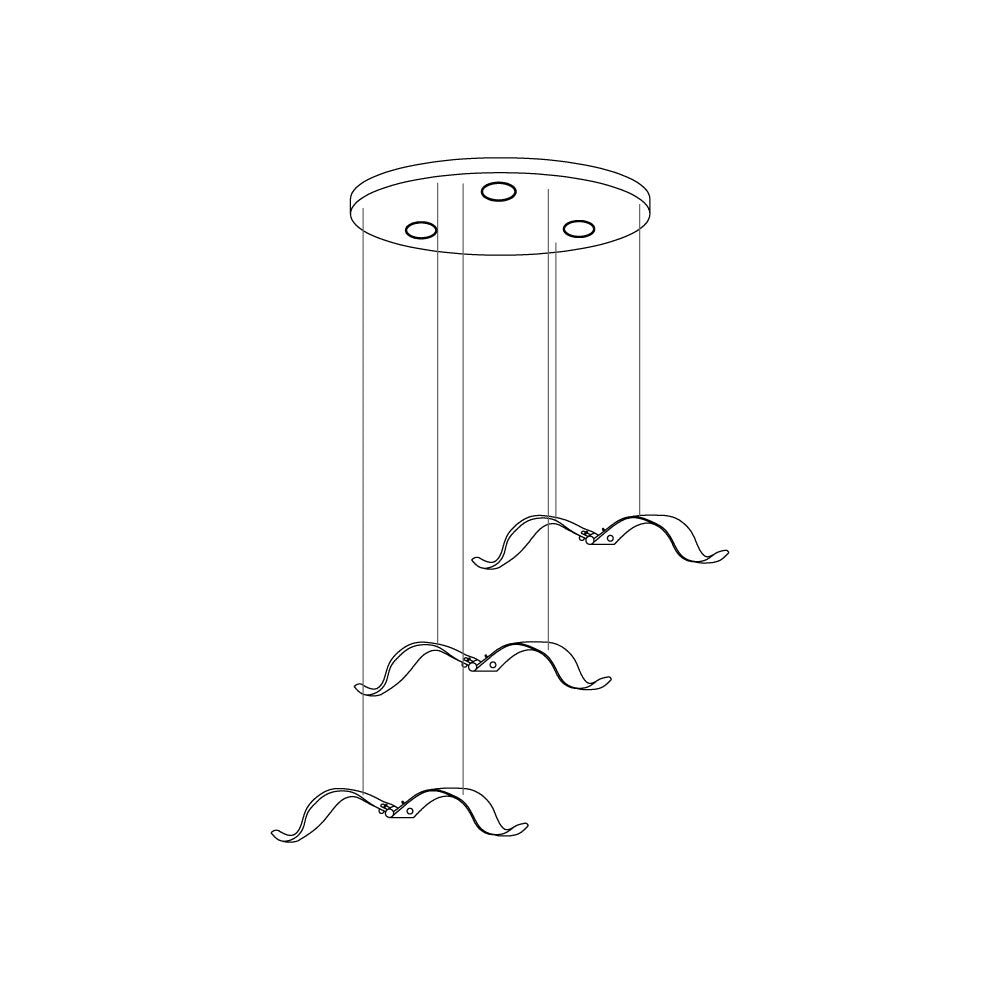 Large Seagull Chandelier - Nuvé