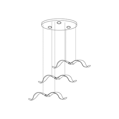 Large Seagull Chandelier - Nuvé