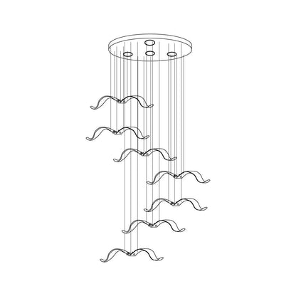 Large Seagull Chandelier - Nuvé