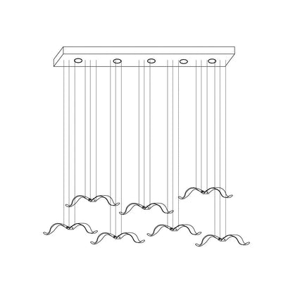 Large Seagull Chandelier - Nuvé