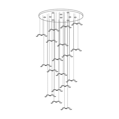 Large Seagull Chandelier - Nuvé