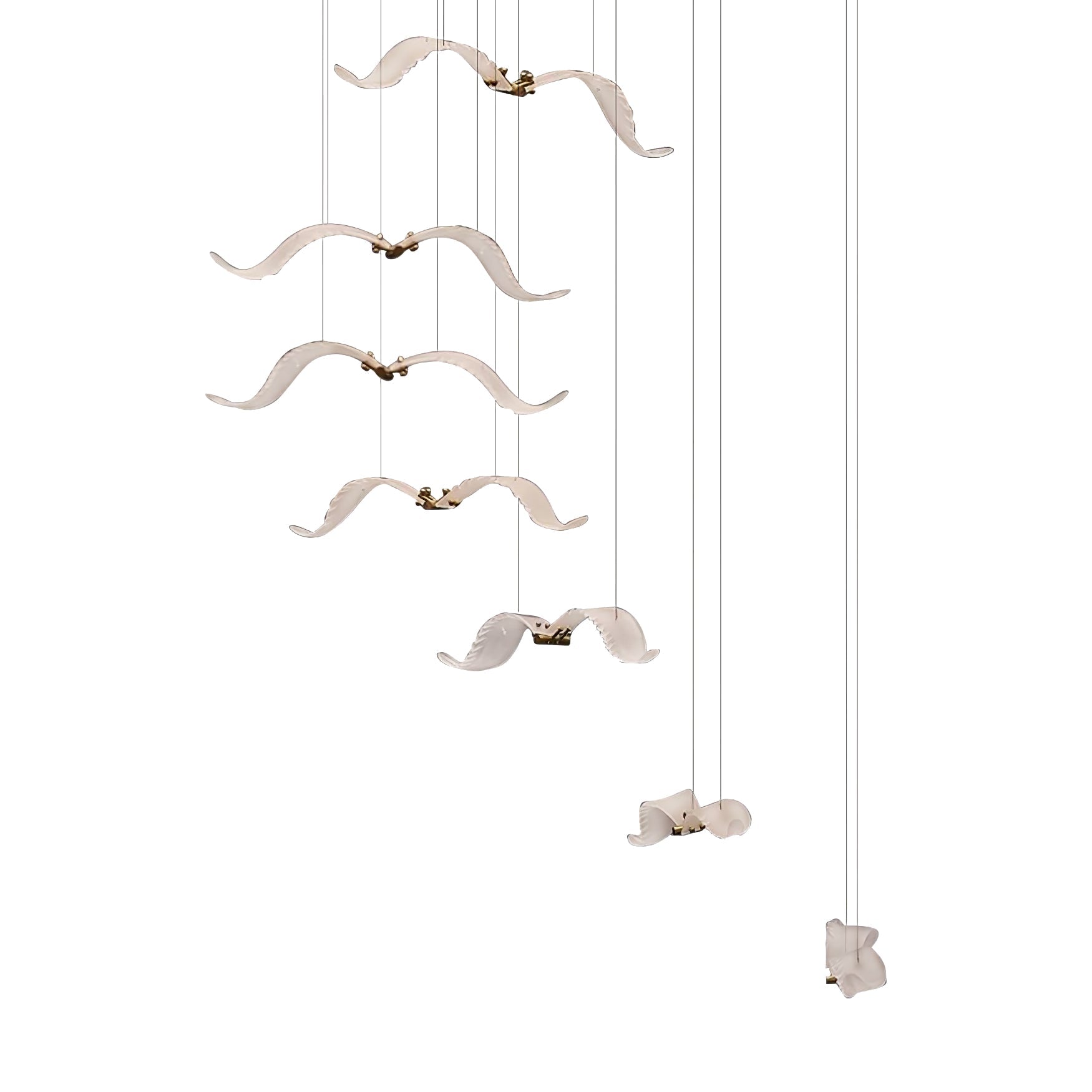 Large Seagull Chandelier - Nuvé