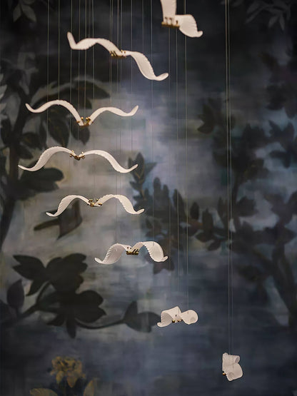 Large Seagull Chandelier - Nuvé