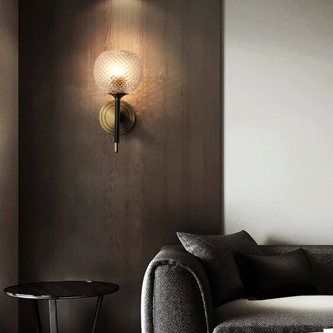 Lattice Glass Wall Sconce - Nuvé