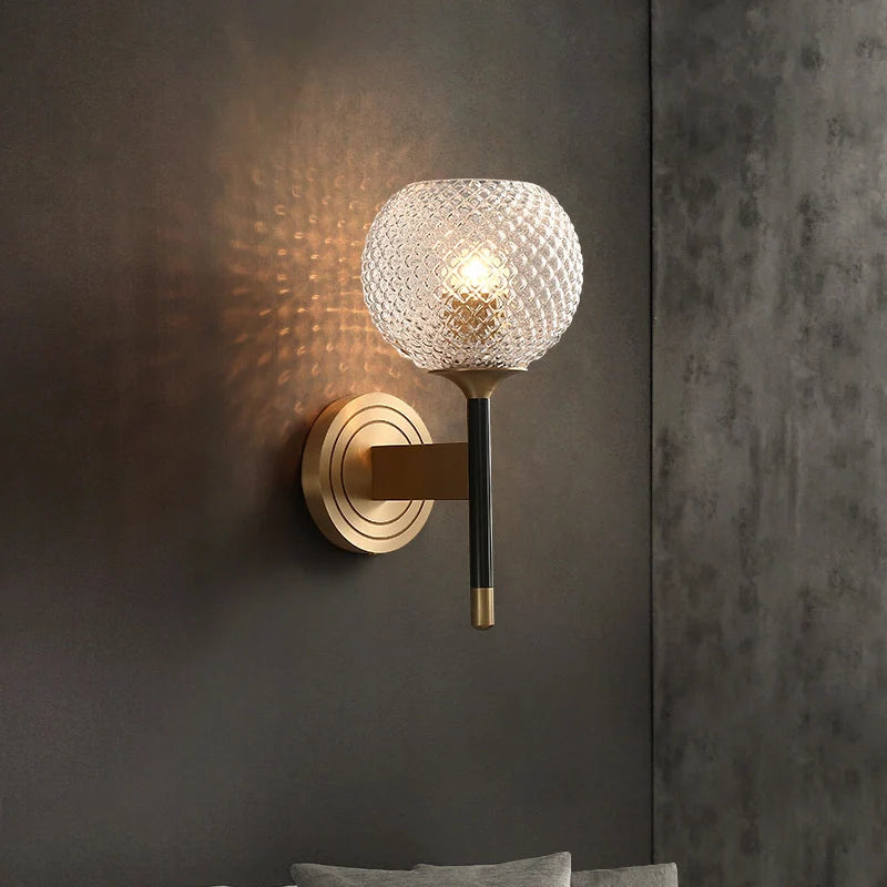 Lattice Glass Wall Sconce - Nuvé