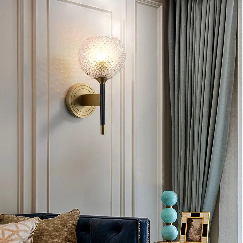 Lattice Glass Wall Sconce - Nuvé