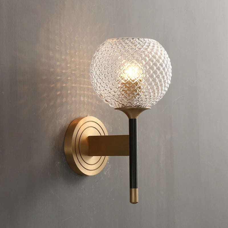 Lattice Glass Wall Sconce - Nuvé