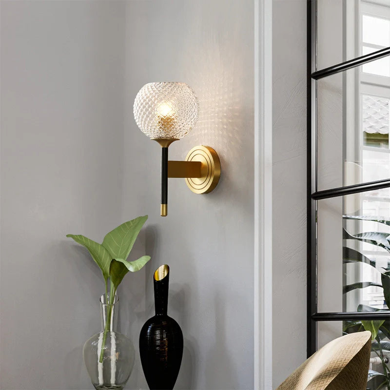 Lattice Glass Wall Sconce - Nuvé