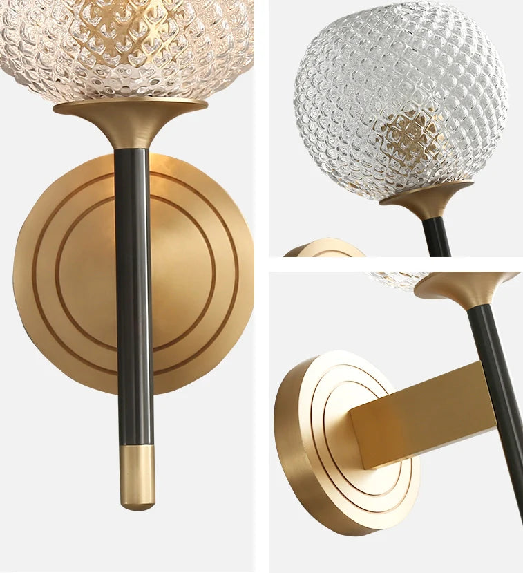 Lattice Glass Wall Sconce - Nuvé