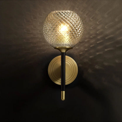 Lattice Glass Wall Sconce - Nuvé