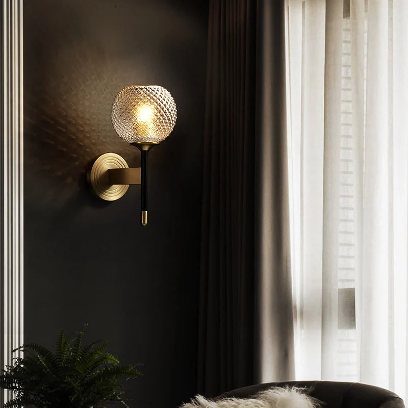 Lattice Glass Wall Sconce - Nuvé