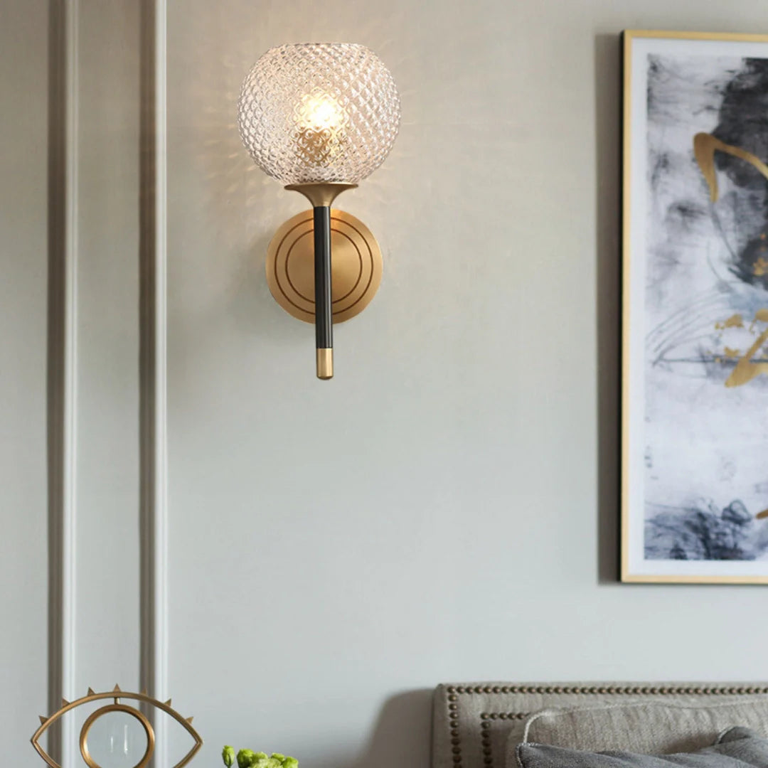 Lattice Glass Wall Sconce - Nuvé
