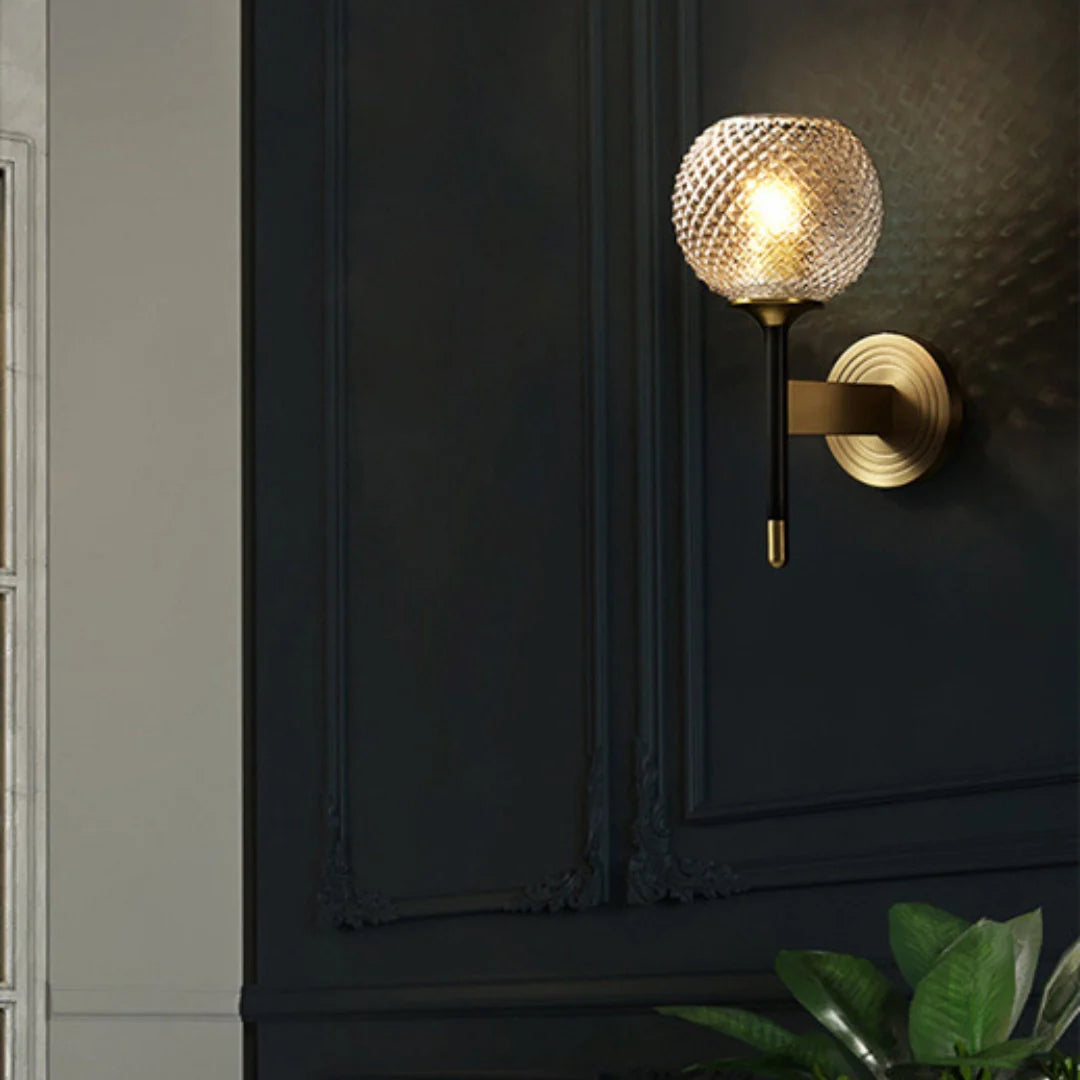 Lattice Glass Wall Sconce - Nuvé