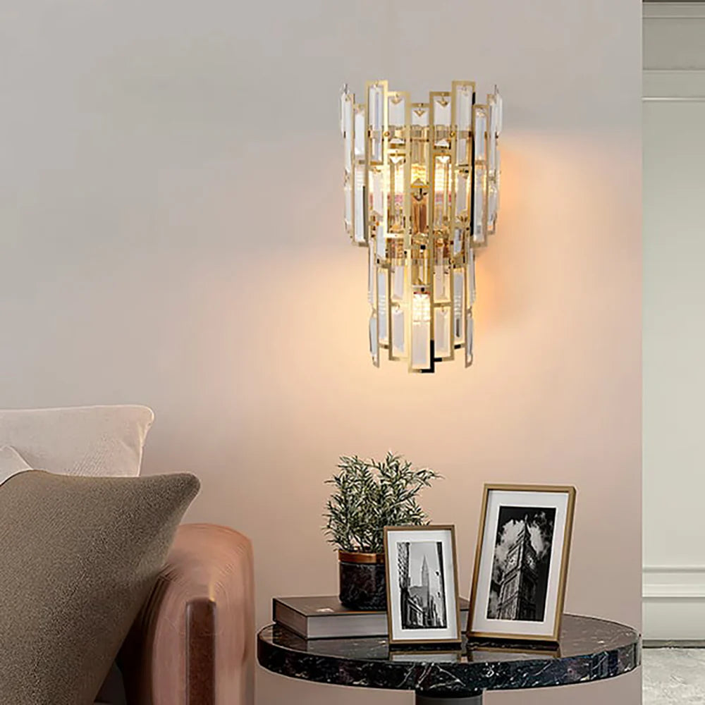 Modern Gredel Crystal Wall Lamp - Nuvé