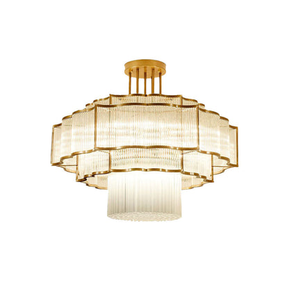 Layered Crystal Ceiling Light - Nuvé
