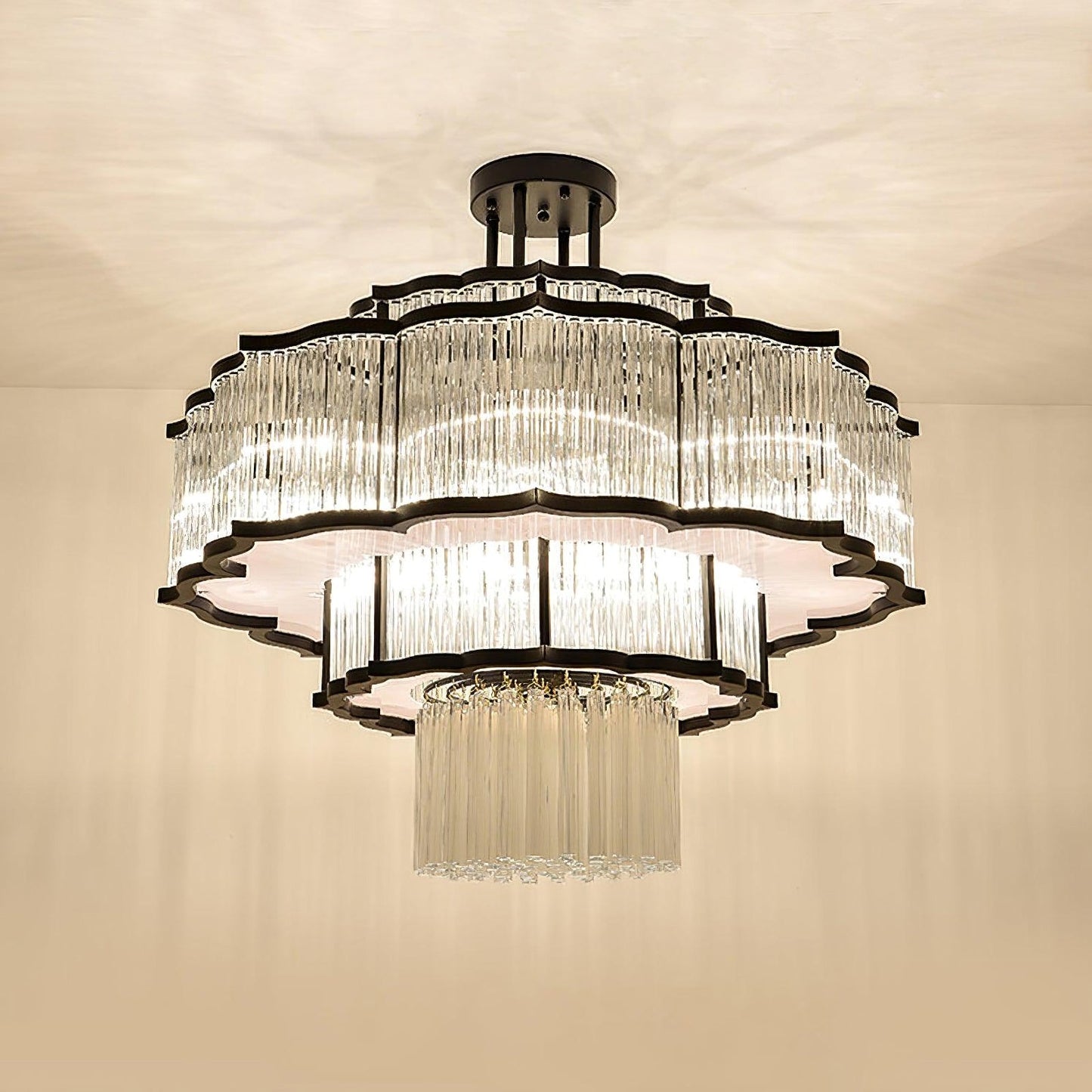 Layered Crystal Ceiling Light - Nuvé