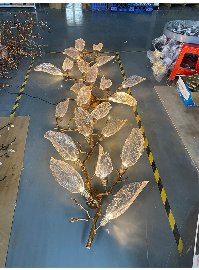 Leaf Art Wall Light - Nuvé