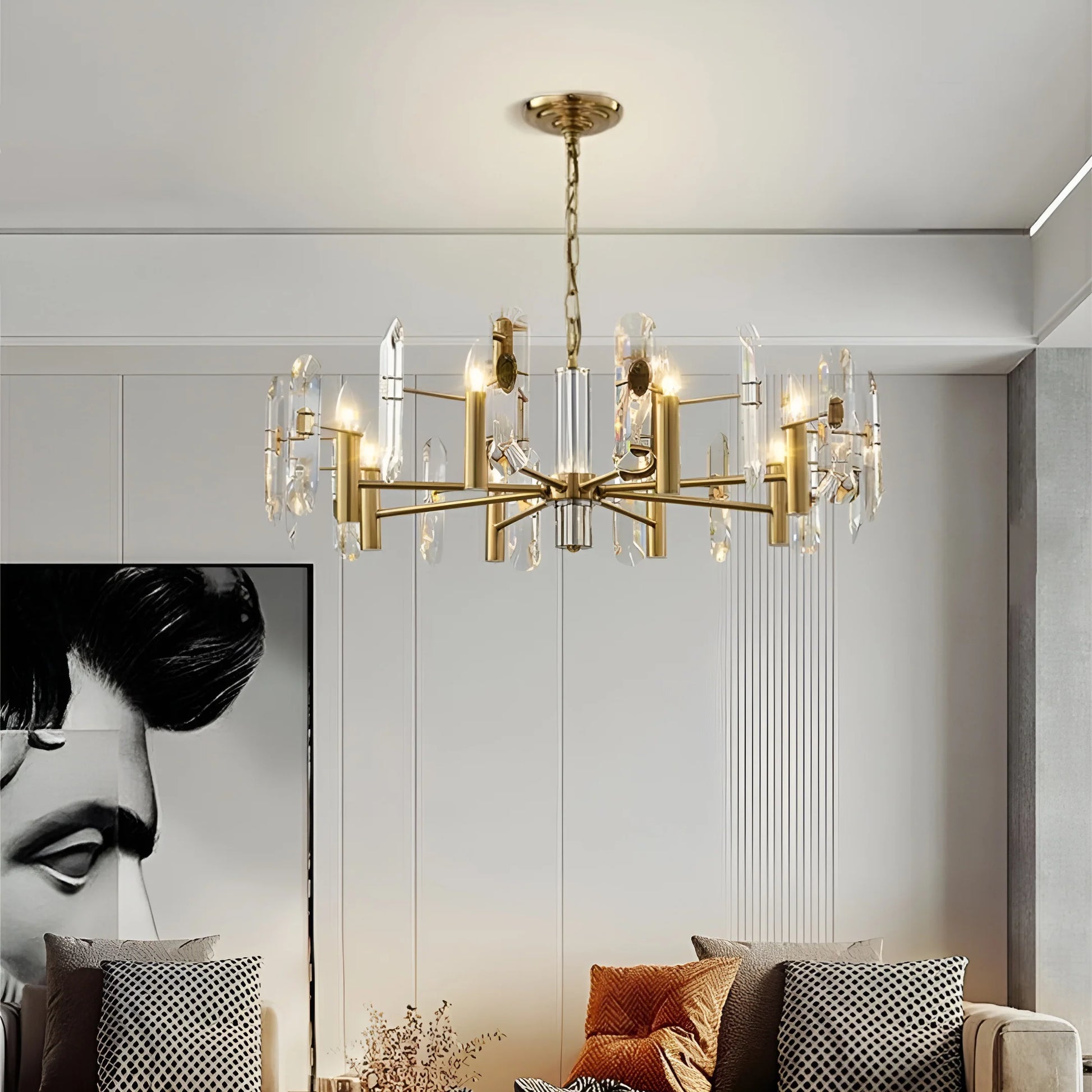 Bar Ceiling Bedroom Crystal Chandelier - Nuvé