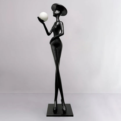 Lexa Sculpture Figure Floor Lamp - Nuvé