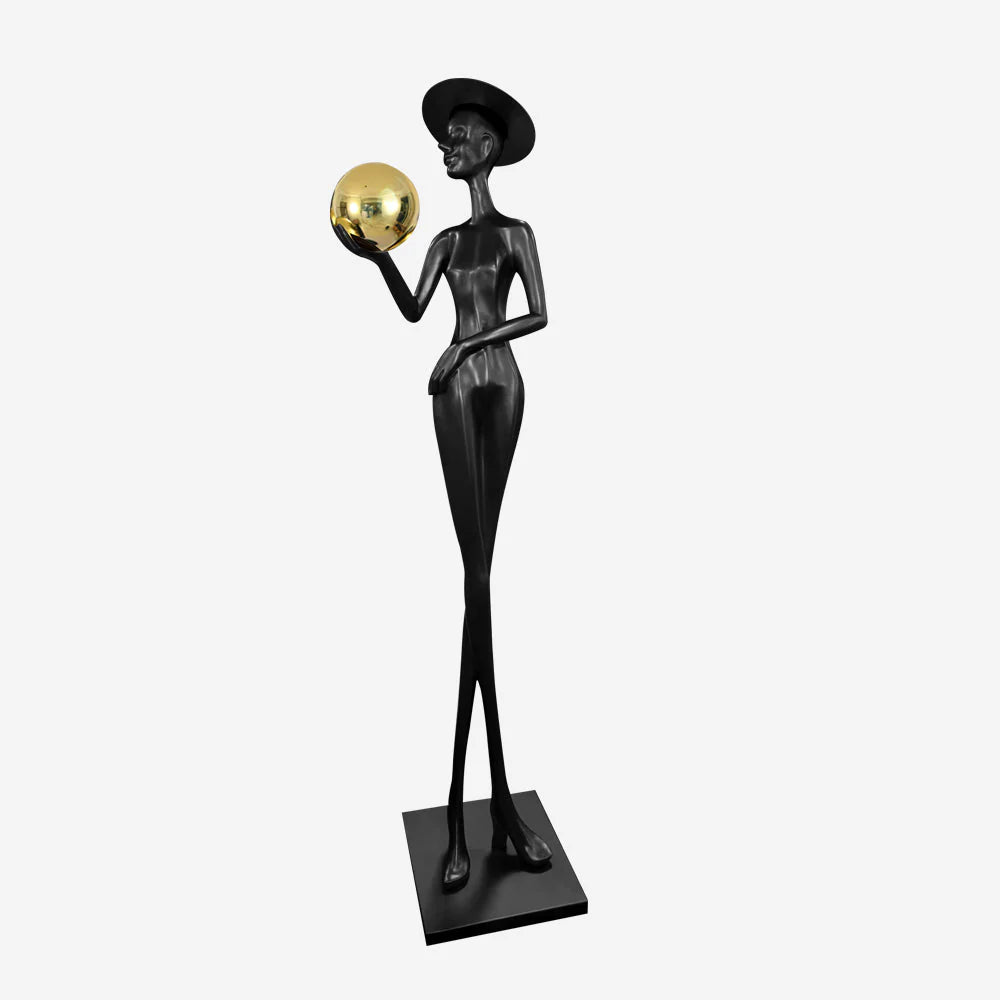 Lexa Sculpture Figure Floor Lamp - Nuvé