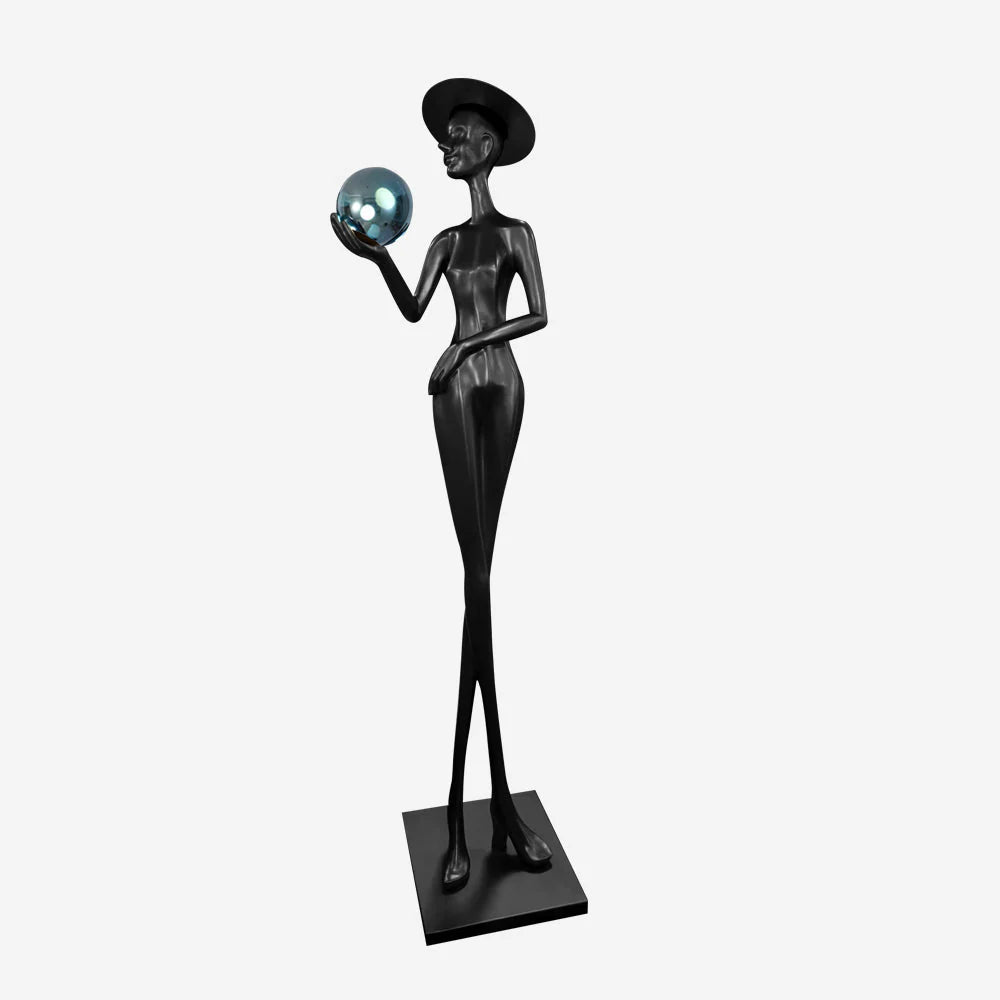 Lexa Sculpture Figure Floor Lamp - Nuvé