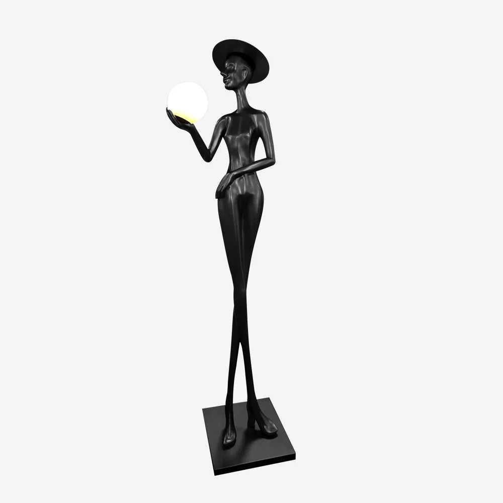 Lexa Sculpture Figure Floor Lamp - Nuvé