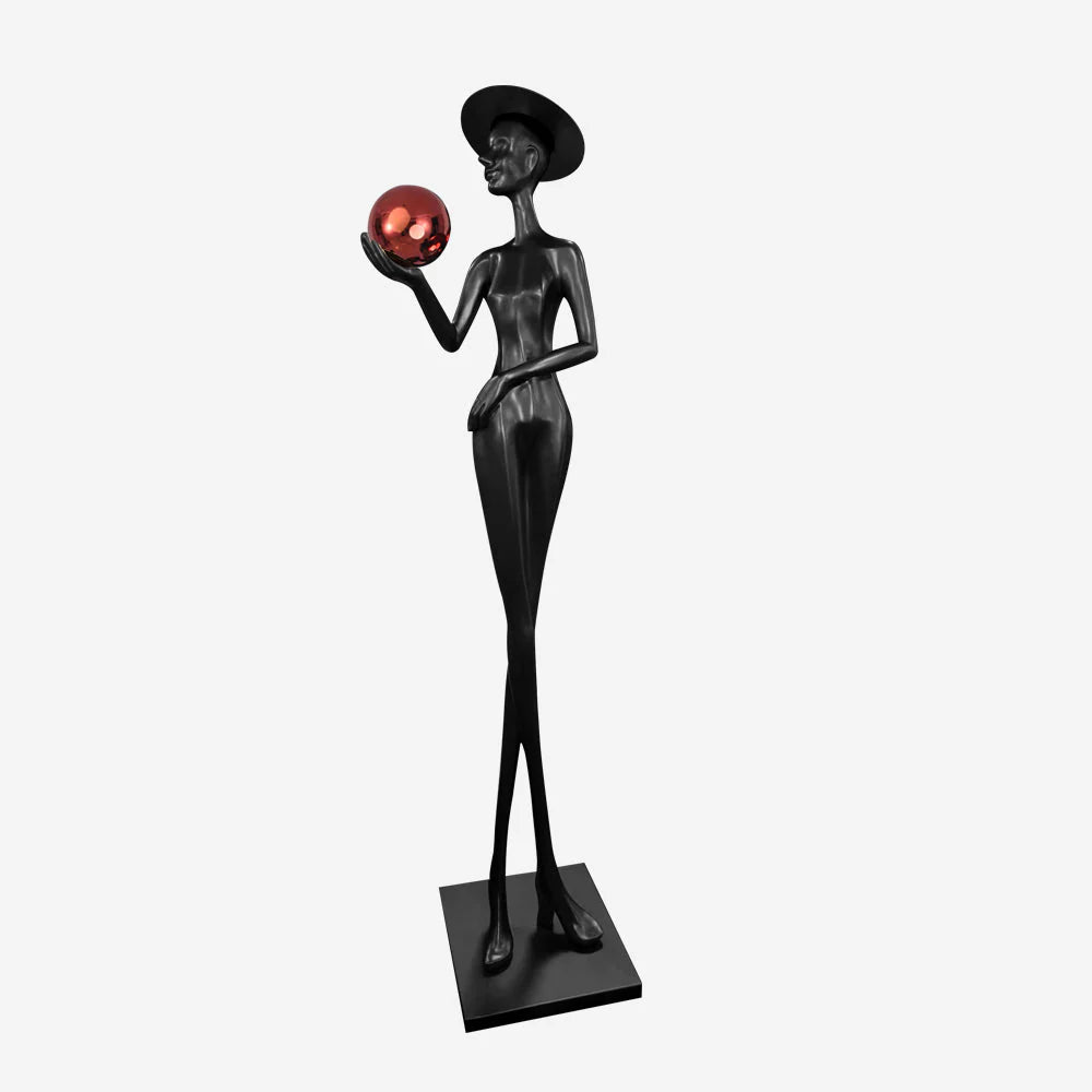 Lexa Sculpture Figure Floor Lamp - Nuvé