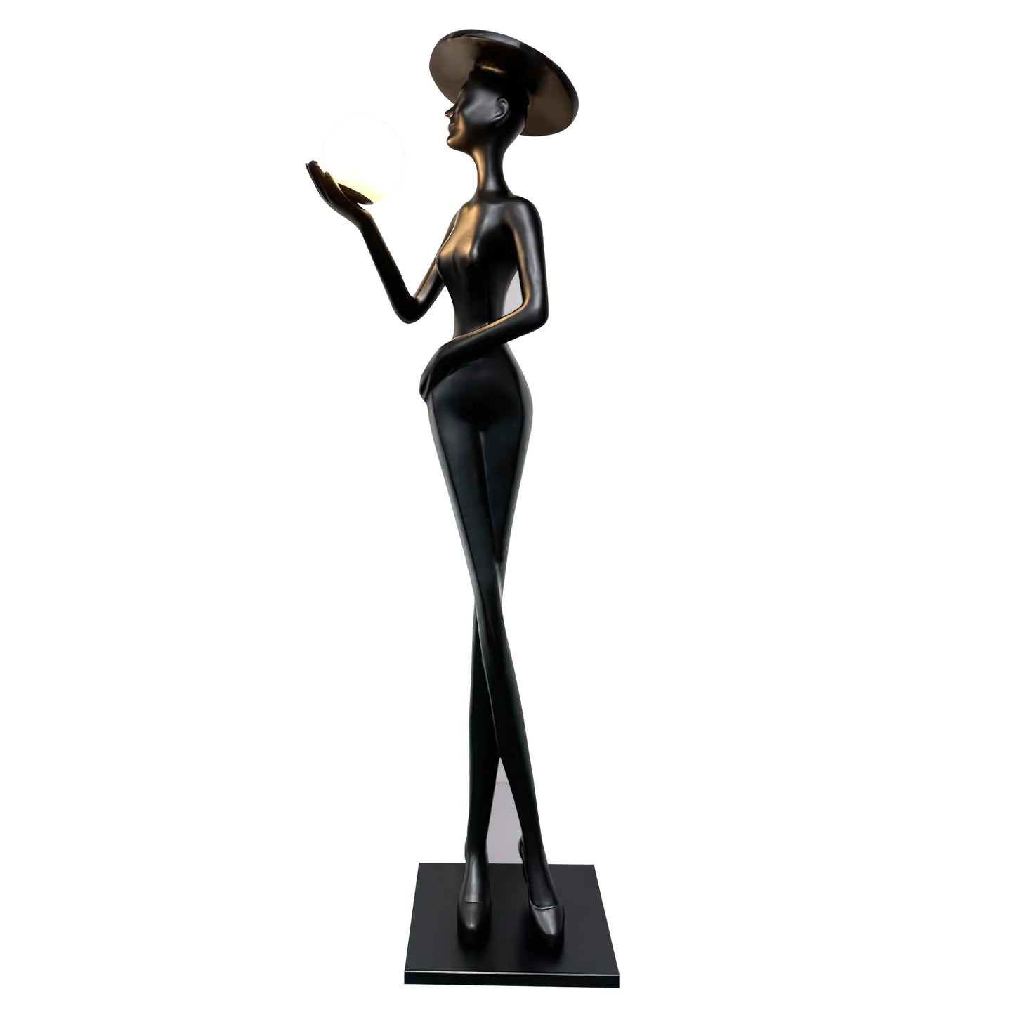 Lexa Sculpture Figure Floor Lamp - Nuvé