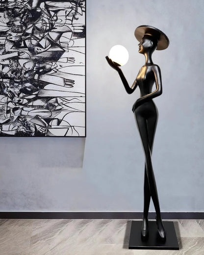 Lexa Sculpture Figure Floor Lamp - Nuvé