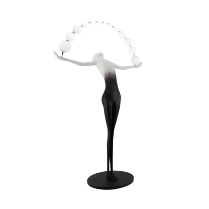 Liberty sculpture floor lamp by korewolamp with a detailed sculptural base and tall standing design for modern living spaces.