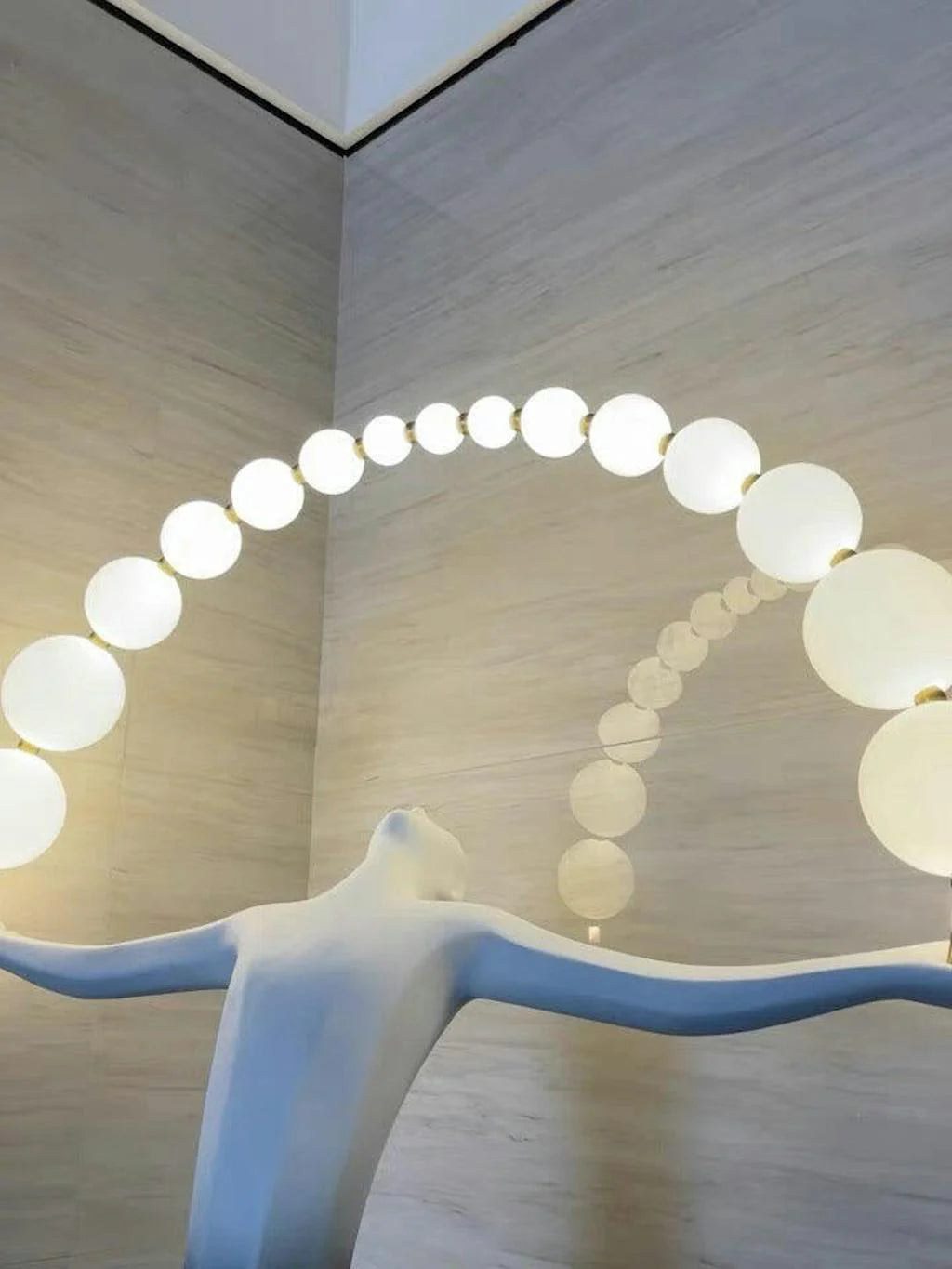 Liberty Sculpture Figure Floor Lamp - Nuvé