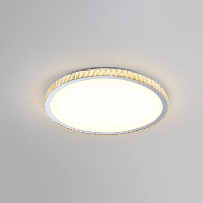 Light Luxury Round Crystal Ceiling Lamp - Nuvé