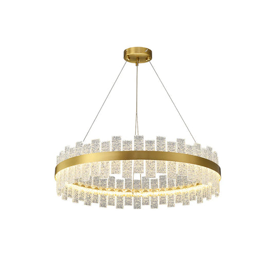 Light Luxury Round Glass Chandelier - Nuvé