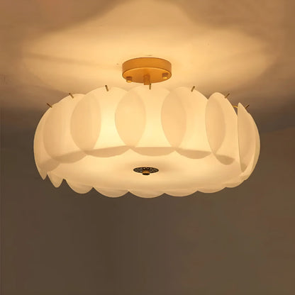 Light Luxury Round Glass Ceiling Lamp - Nuvé