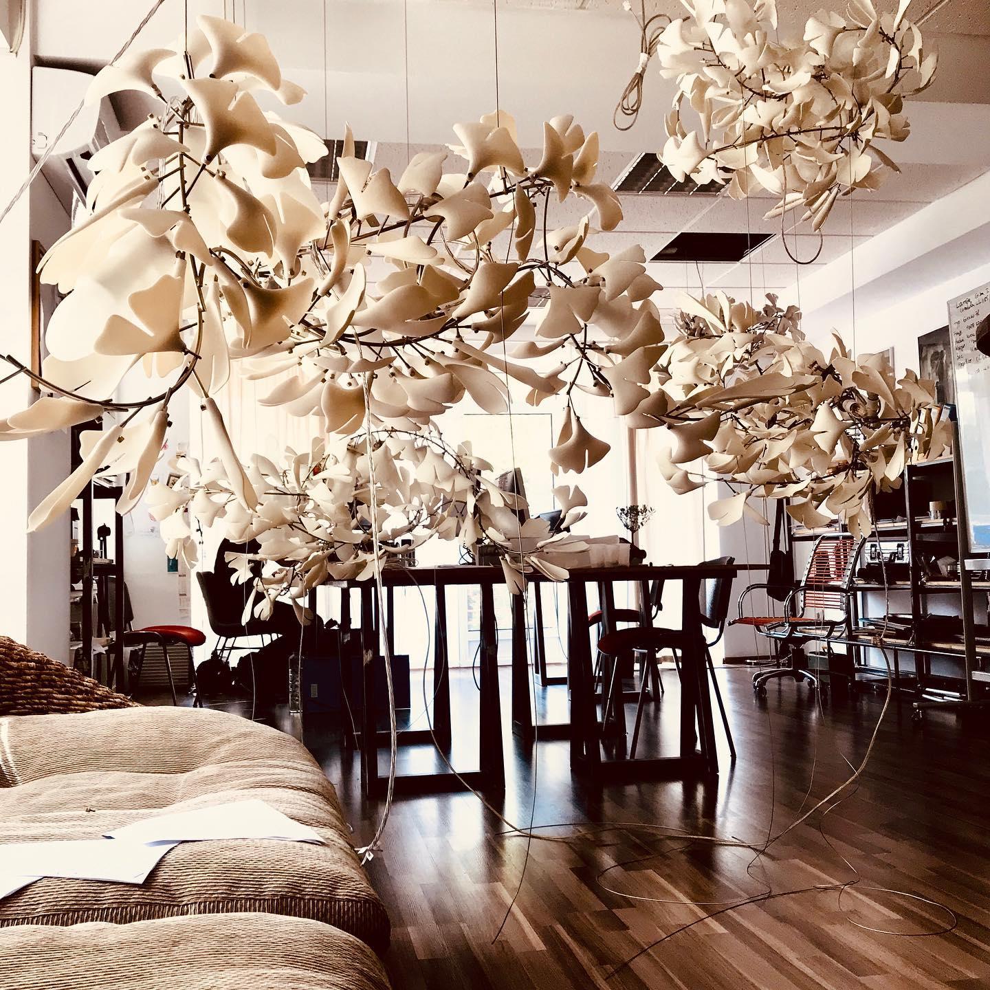 Gingko Ceramic Chandelier G - Nuvé