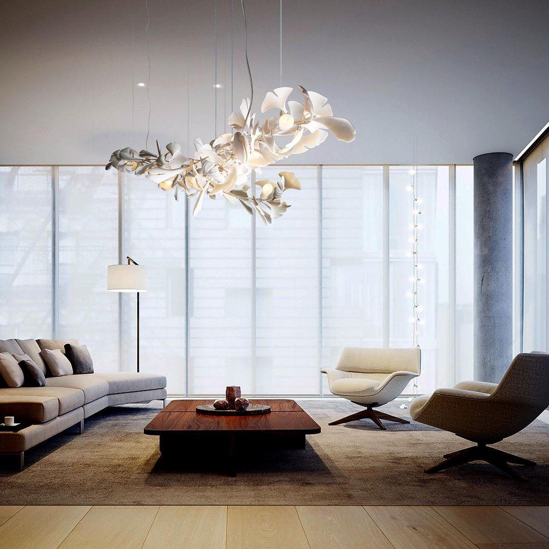 Gingko Ceramic Chandelier G - Nuvé