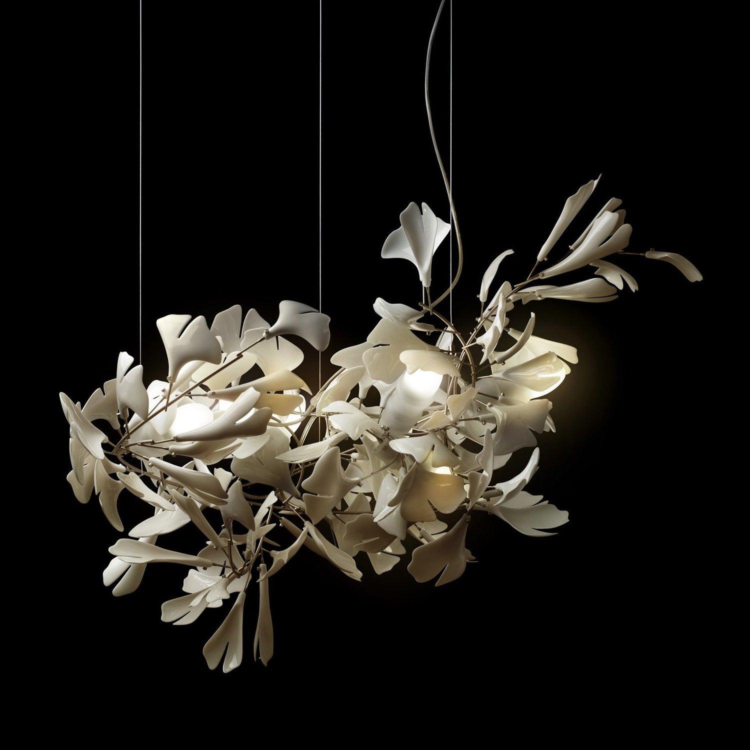 Gingko Ceramic Chandelier G - Nuvé